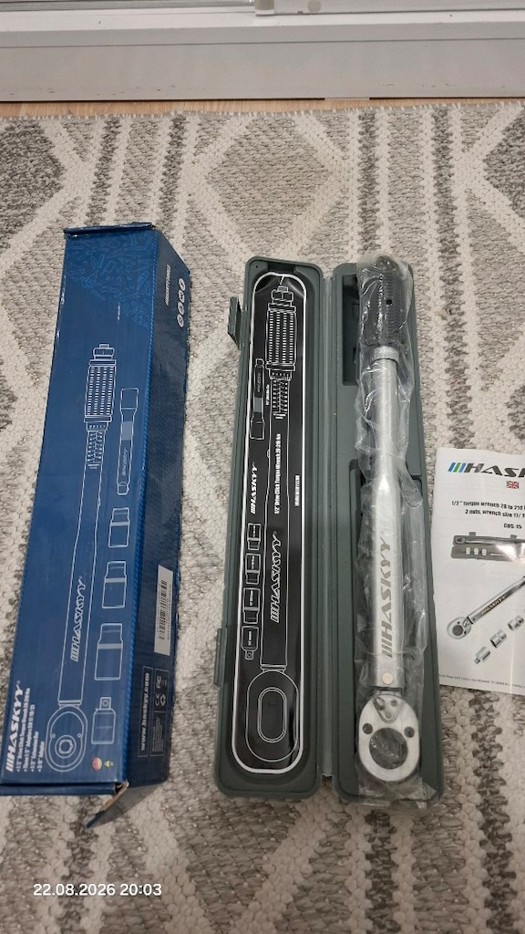 Haskyy 28-210 Nm 1/2 inç Tork Anahtarı Seti - 4