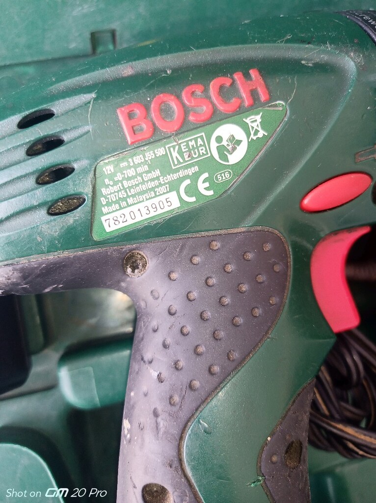 12V ORJİNAL BOSCH şarjlı vidalama pili çok iyi durumdadır hemen teslim - 2