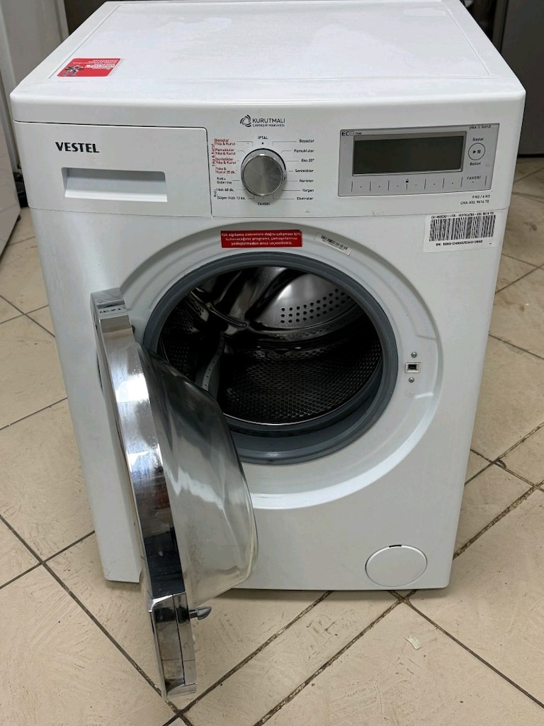 Sıfır ayarında 9 kiloluk yıkama 6 kiloluk kurutma 1400 devir tertemiz - 3