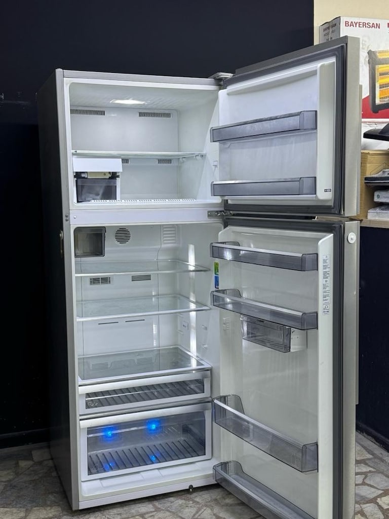 sıfır ayarında hatasız Arçelik inox no Frost buzdolabı tertemiz - 5