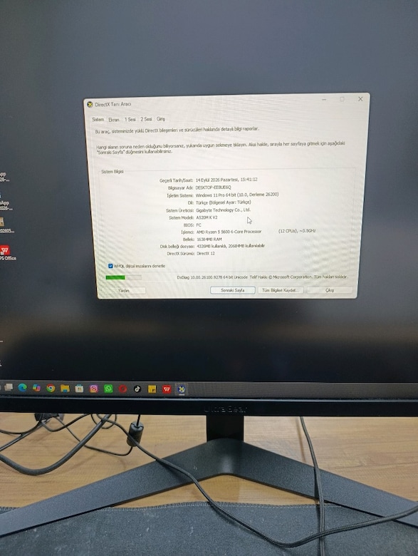 Gaming PC + LG 27GQ50F 27” 165Hz Monitör – RTX 4060 - 2
