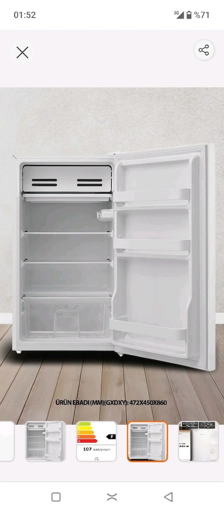 DİJİTSU DB-100 mini buzdolabı 93 LT - 3