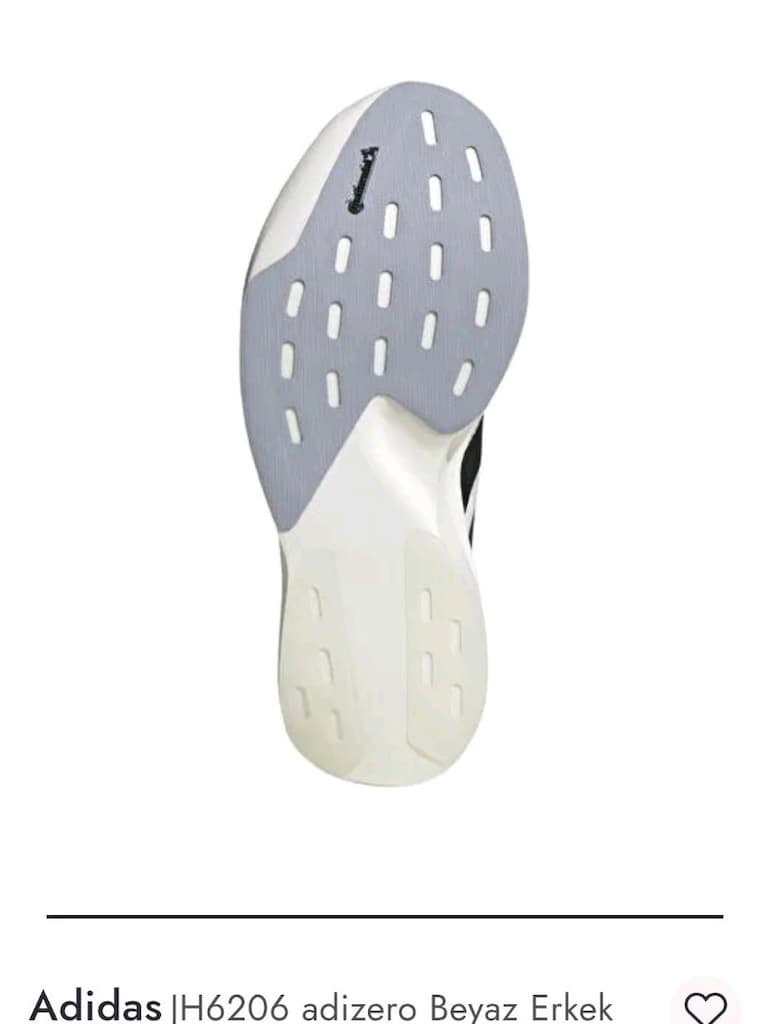 AdidasJH6206 adizero Beyaz Erkek Koşu Ayakkabısı Orjinal - 3