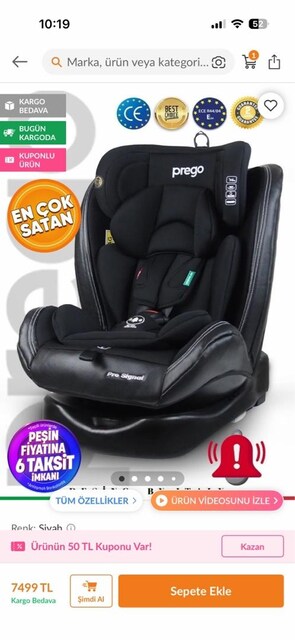 Sıfır Prego Oto Koltuk