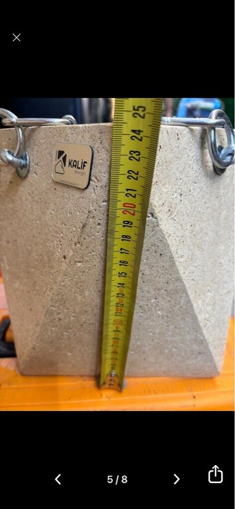 kalif marka beton saksı asılabilir - 6