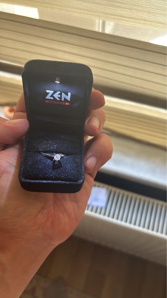 ZEN 0.33 KARAT HİÇ KULLANILMAMIŞ TEKTAŞ YÜZÜK - 2