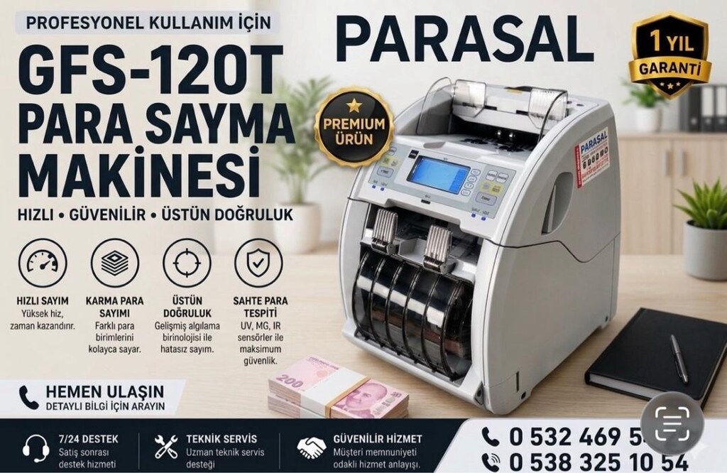 GLORY GFS-120T YENİ BAKIMLI SIFIR AYARINDA GARANTİLİ ÜCRETSİZ TESLİM - 2