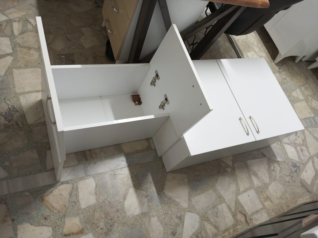 150 cm mutfak üst dolabı aspiratörlü model beyaz - 6