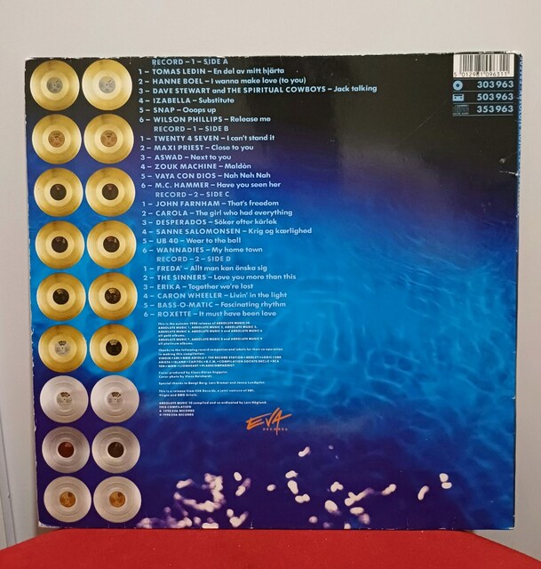ABSOLUTE MUSİC 10 DOUBLE ÇİFT 2LP DÖNEM PLAK