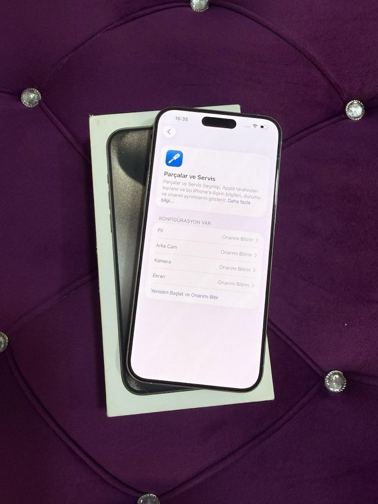 İPHONE 15 PRO MAX GÜMÜŞ 512 GB PİL 85 YURTİÇİ FATURALI AÇIKLAMAYI OKU - 9