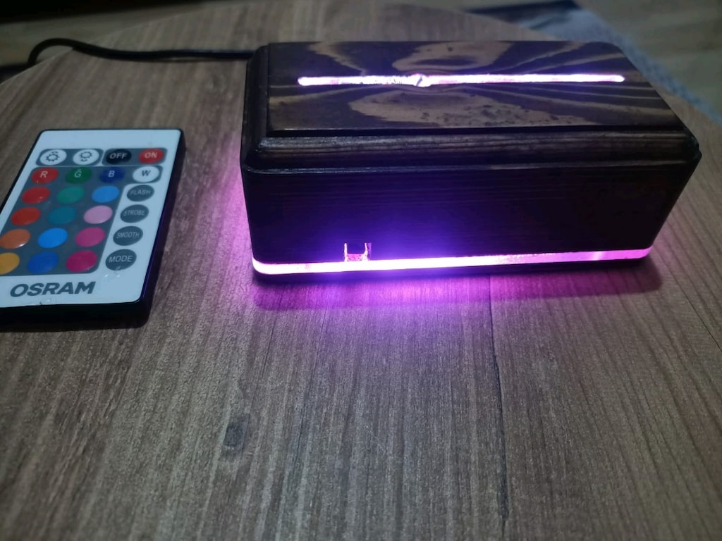 GECE LAMBASI RENK RENK KUMANDALİ KUMANDAYLA RENK AYARI SABİTLEME - 4
