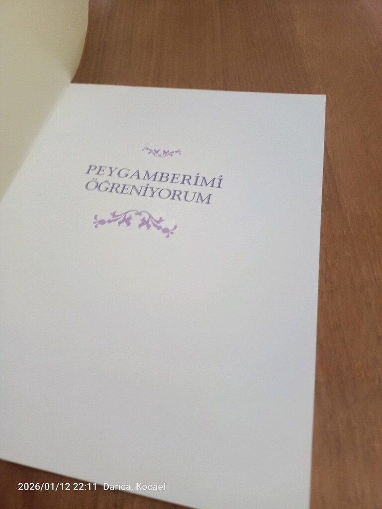 Peygamberimi Ögreniyorum kitap - 4