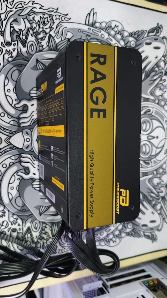 PowerBoost RAGE 750W 80+ Gold Guc Kaynagi (PSU) - 2