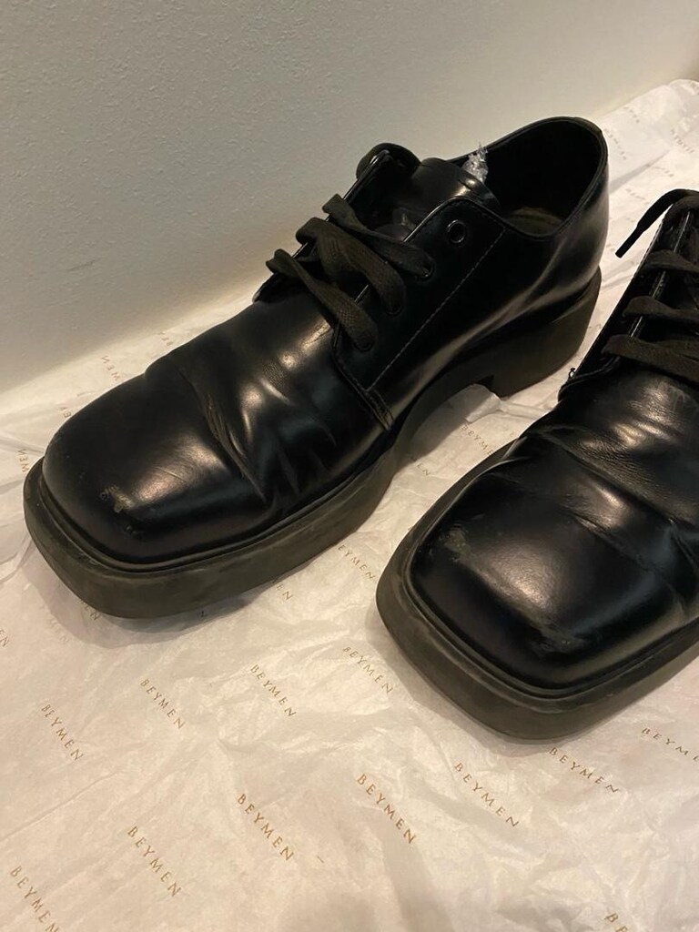 prada deri ayakkabı 42 no - 10