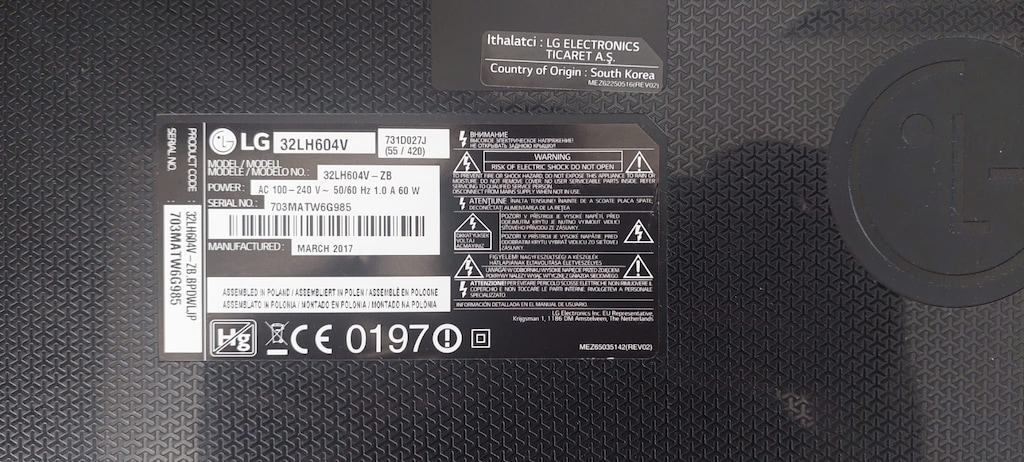 LG FULL HD TV 32'' 82 Ekran LH604V - 3