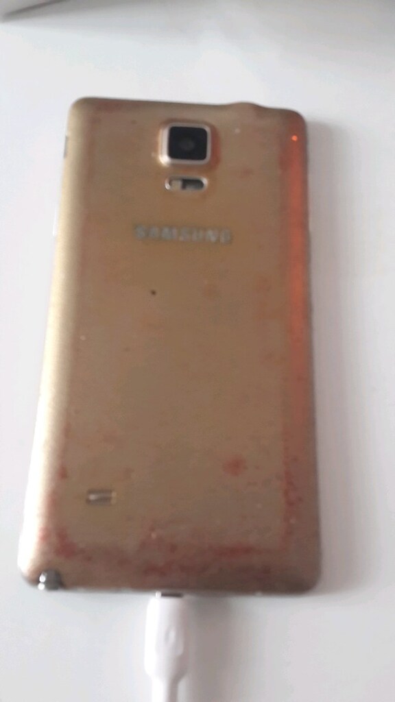 Patron telefonu Samsung Galaxy not 4 32gb seri ekran kırıldı bilginize - 5