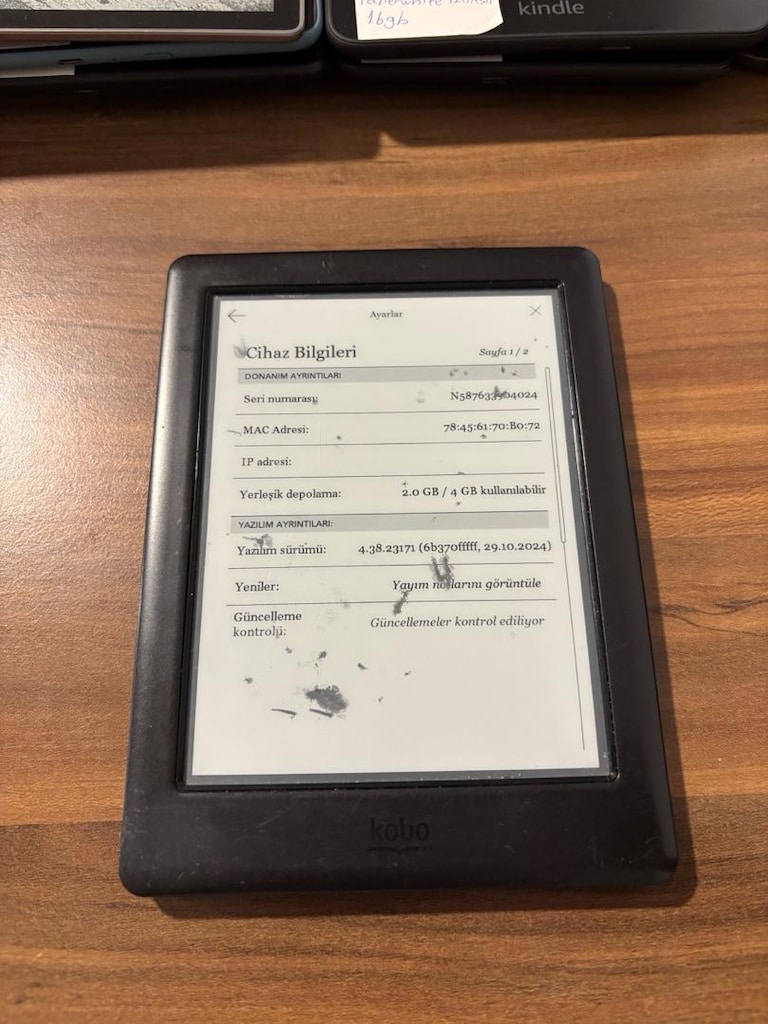 Kobo Touch 2.0 E kitap okuyucu 4gb - 2