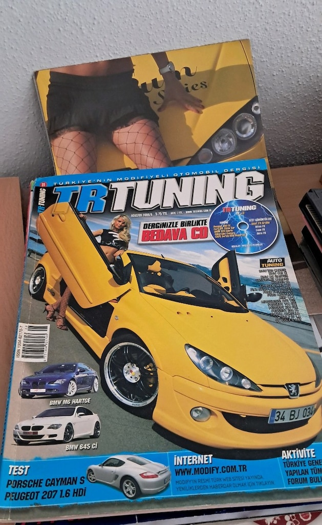 Tuning Türkiye - TR Tuning - Max tuning posterli dergiler - 2