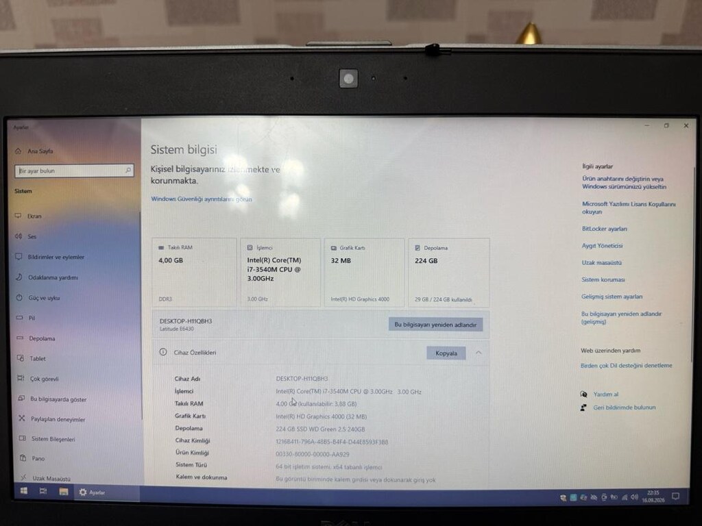 i7 3.Nesil SSd mevcuttur - 4