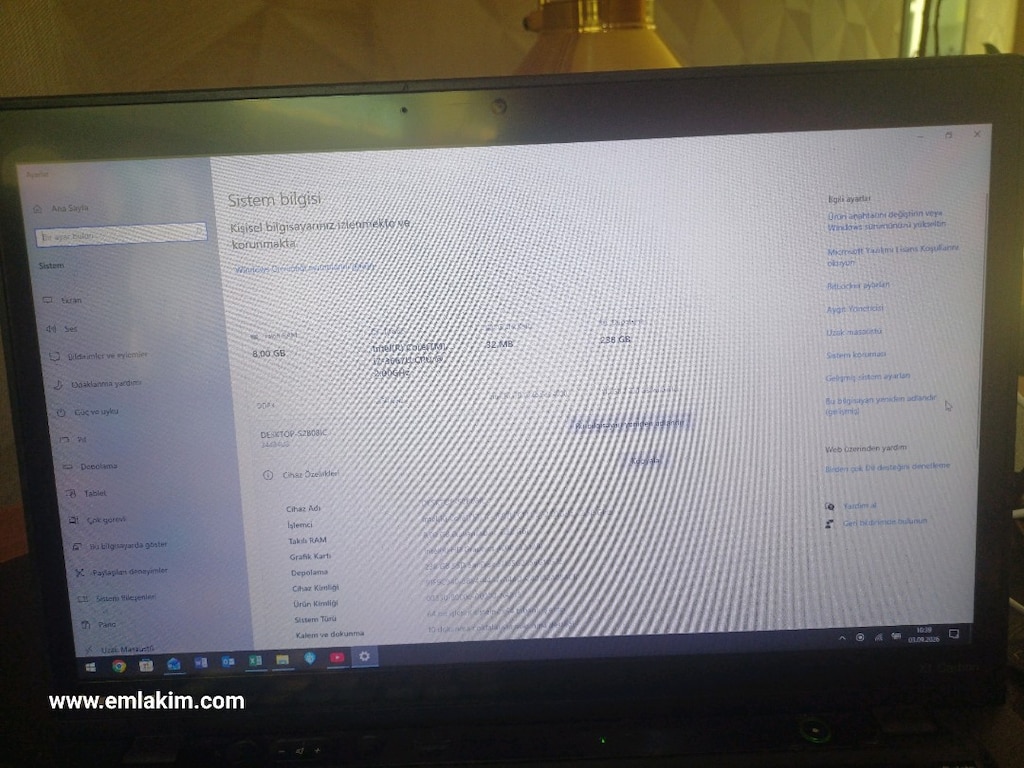 lenova core i7 thinkpad dokunmatik ekrab - 2