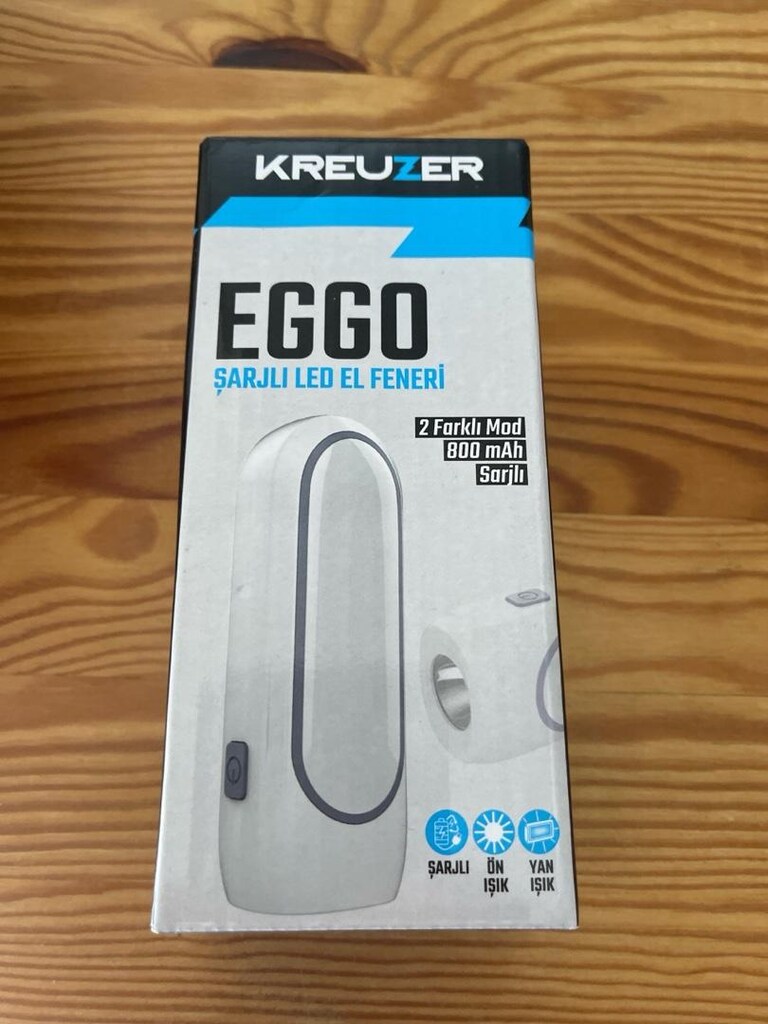 şarjlı led el feneri - 3