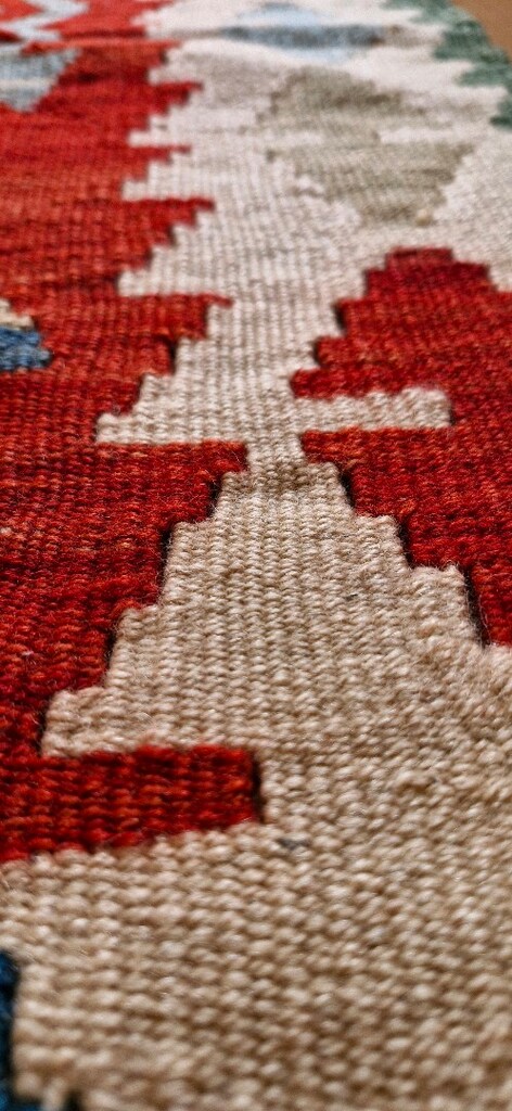 El dokuma yün kilim - 3
