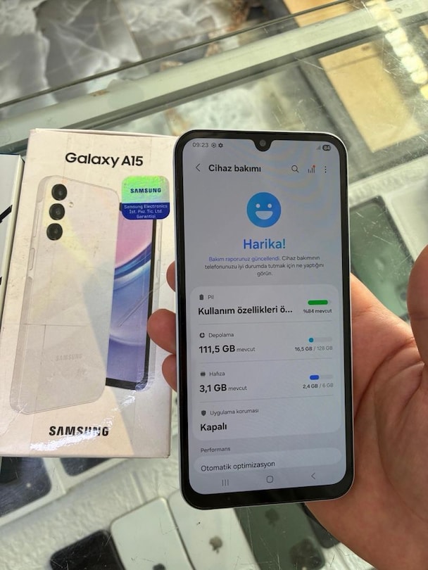 MÜHENDİSCELL’DEN YURTİÇİ SAMSUNG A15 6/128 GB KUTULU - 3