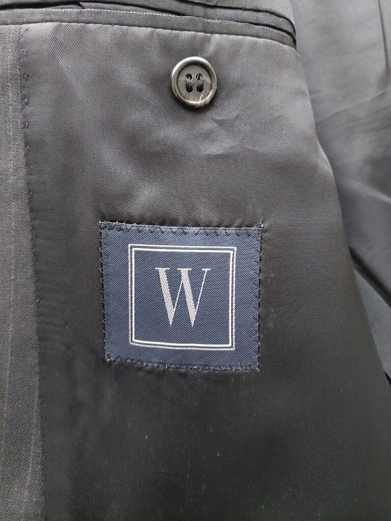 W erkek %100 yün 3 düğmeli blazer ceket - 7