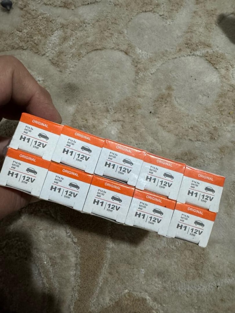 2 Adet Osram H1 12V 55W Binek Araç Far Ampulü Sıfır Kutu - 2
