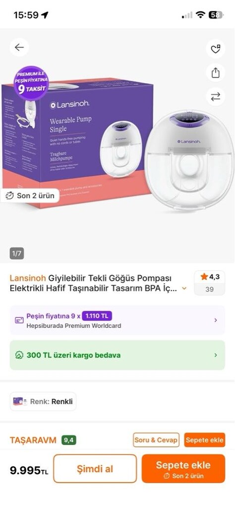 lansinoh otomatik sağım makinesi - 3