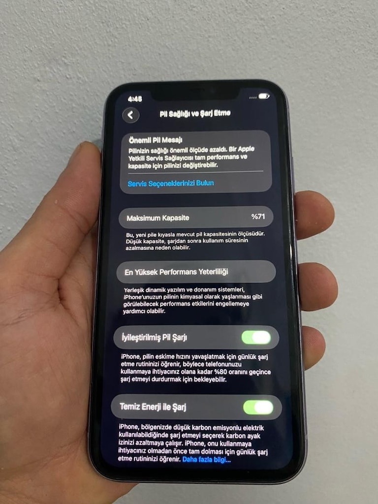 Yurtiçi İphone 11 TR KAYITLI TERTEMİZ - 7