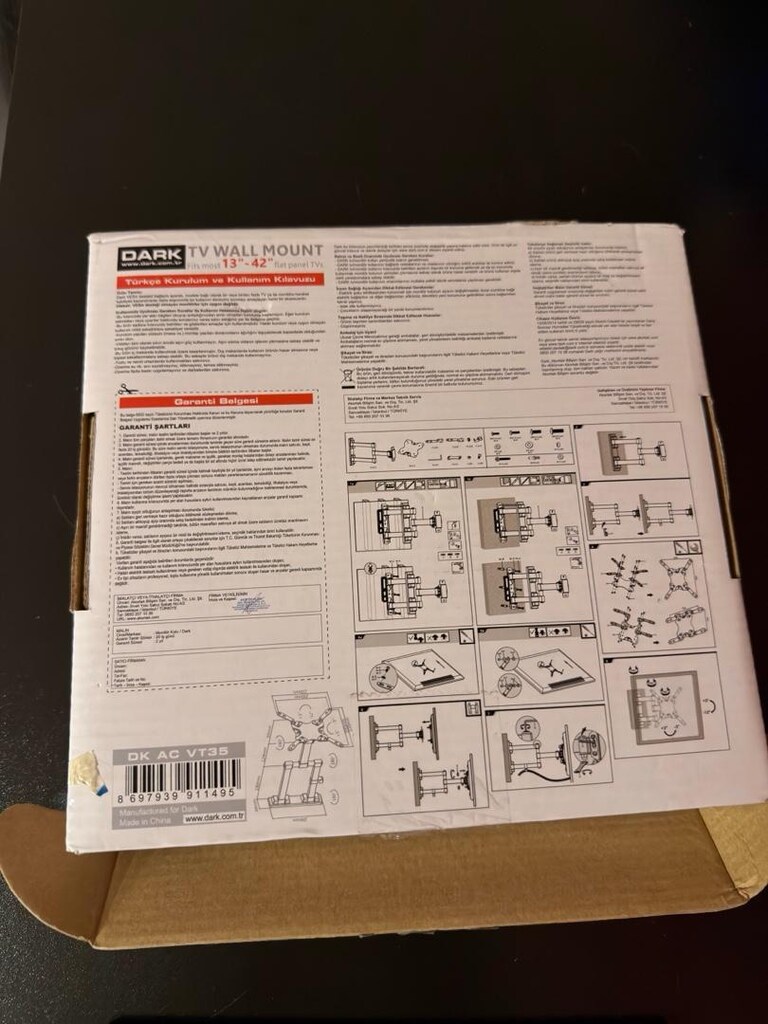 Dark VT35 13"-42" Çift Kollu Hareketli TV Askı Aparatı - 2