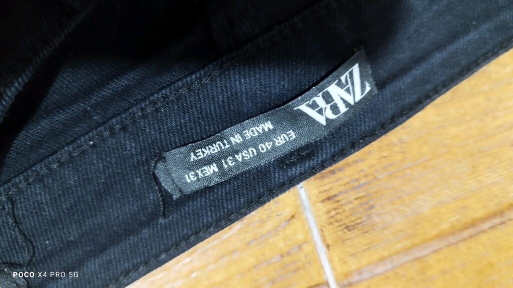 #Zara skinny jeans pantolon Piyasası çok pahalıdır.. Eni çekilince 42 - 5