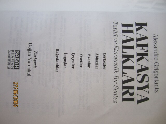 KAFKASYA HALKLARI - ALEXANDRE GRIGORIANTZ