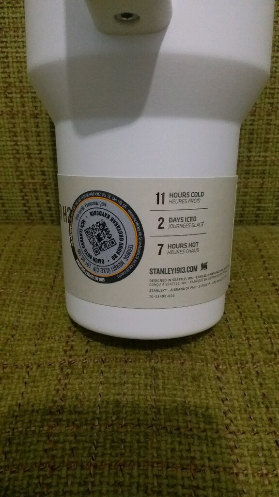 stanley Quencher beyaz pipetli termos - 2