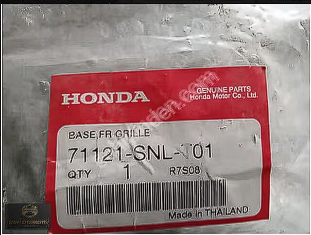 Honda Civic ön panjur iç 06 09
