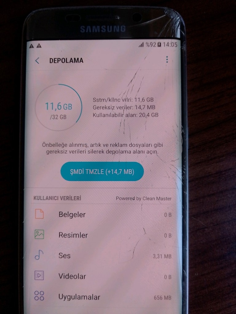 Galaxy S6 edge telefon ekran kırık - 5