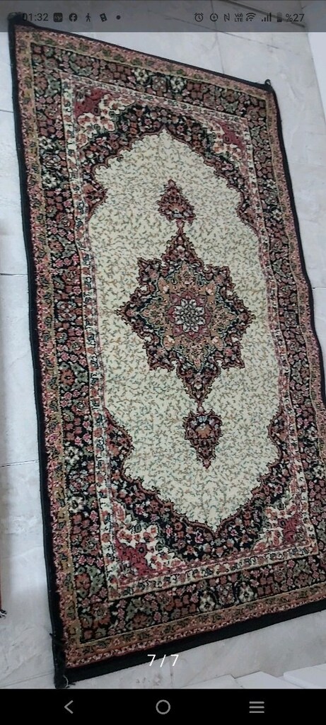 üçlü yatak odası halısı 3 metre 2 adet 1,5 metre - 6