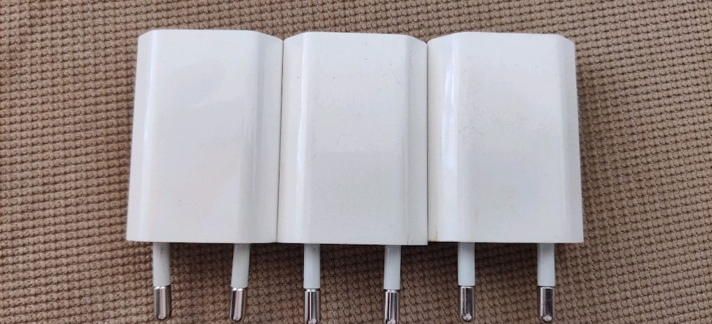3 Adet Orijinal Apple A1400 5W USB şarj adaptör. - 3