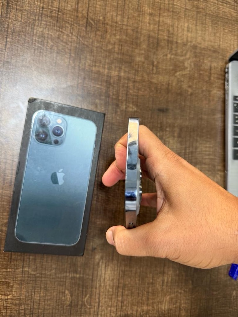İPHONE 13 PRO MAX 128 GB MAVİ RENK PİL 82 HATASIZ - 8