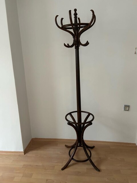 Ahşap tonet askılık