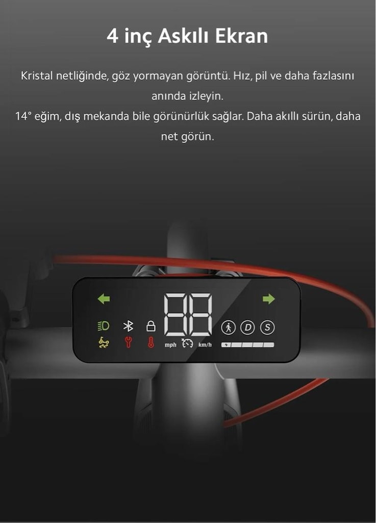 NAVEE V50i Pro 2 Scooter - 24 ay garantili - 8