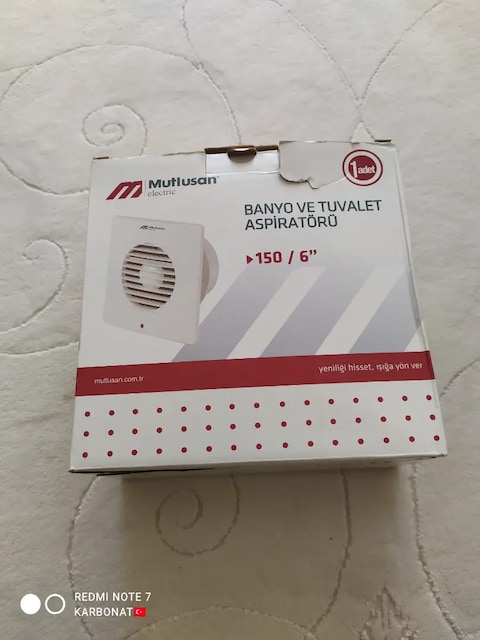 Banyo tuvalet aspiratörü