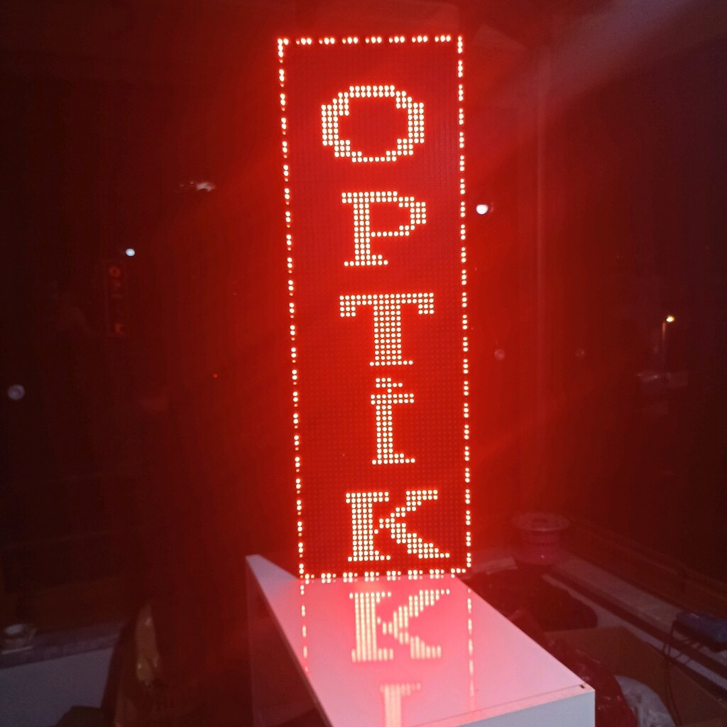 led tabela kayan yazı 32x96cm - 3