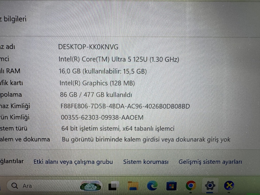 HP ZBOOK ULTRA 5 İŞLEMCİ 16 GB RAM 512 NVME - 4