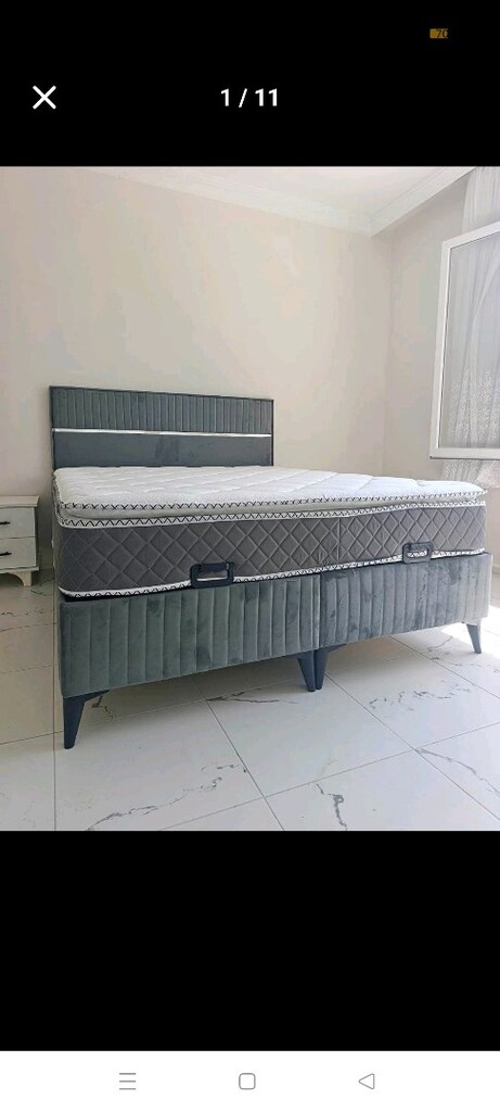 tek kişilik baza başlık yatak çelik kasa iyisi sıfır paketli ürünler s - 20