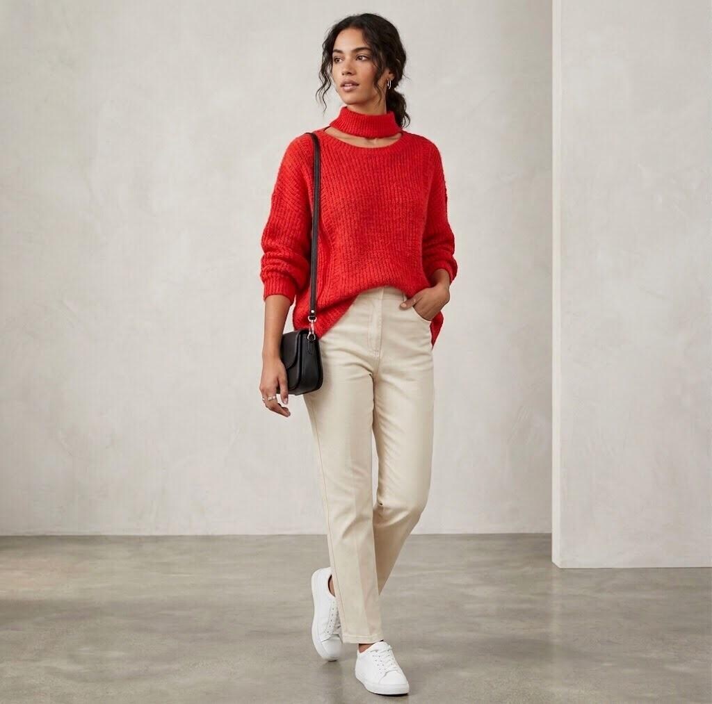 YAKA DETAYLI STANDART BEDEN OVERSIZE YANLAR AJORLU