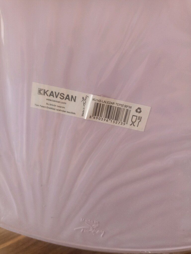 büyük tepsi oval yeni - 2