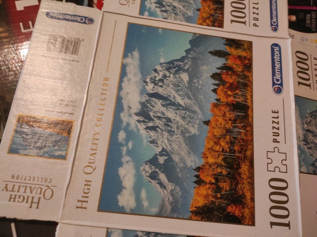 yapılmış, hazır 1000 parçalı puzzle - 4