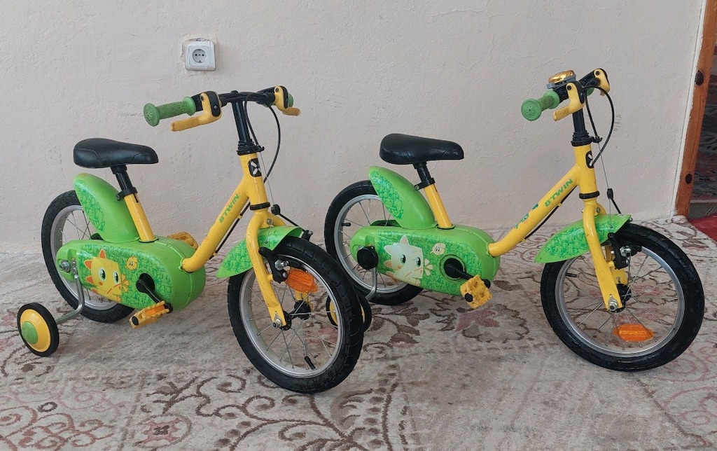 2 ADET 14 JANT DECATHLON BTWIN ÇOCUK BISIKLETI - 8
